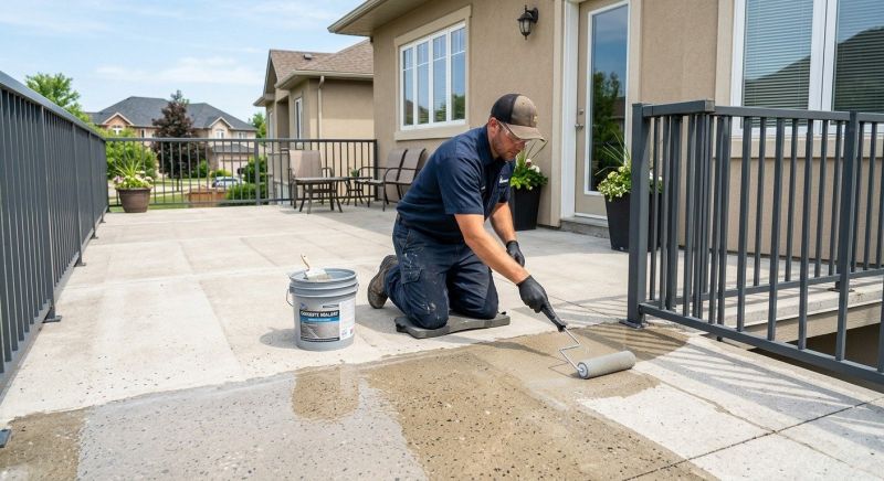 Concrete Deck Sealing in Bellevue, WA