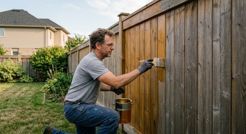 Fence Sealing in Kansas City, KS