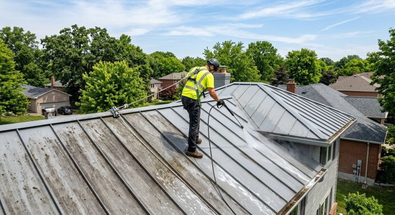 Metal Roof Cleaning in Vancouver, WA