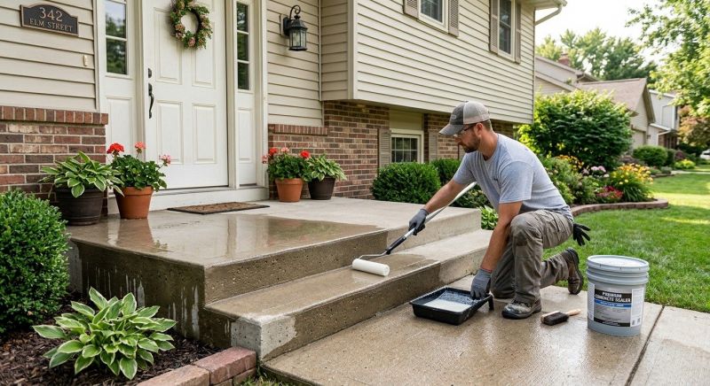 Porch Concrete Sealing in Seattle, WA