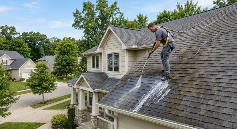 Shingle Roof Washing in Vancouver, WA