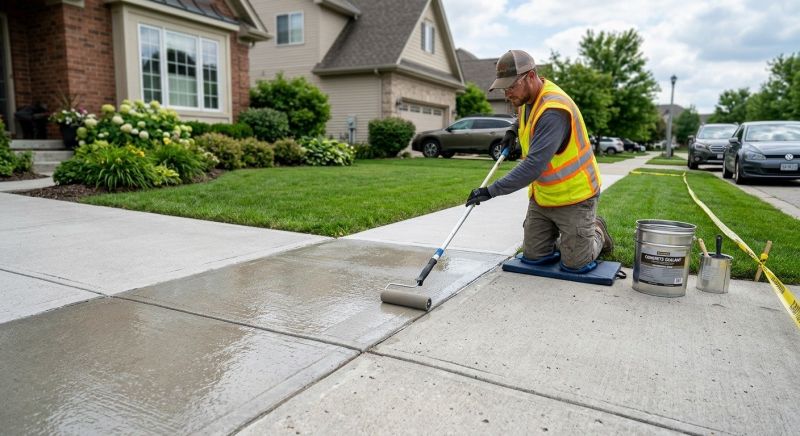 Stamped Concrete Sealing in Alpharetta, GA