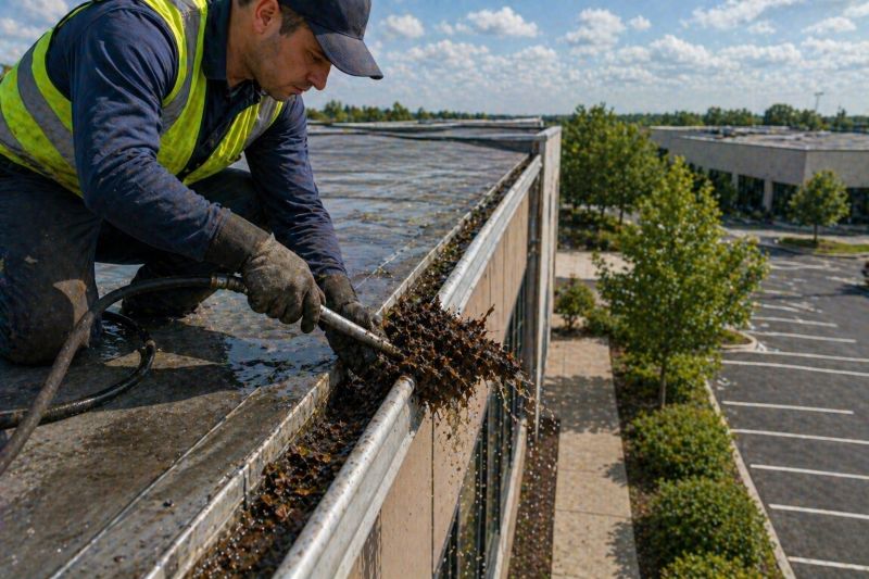 Commercial Gutter Cleaning in Sacramento, CA