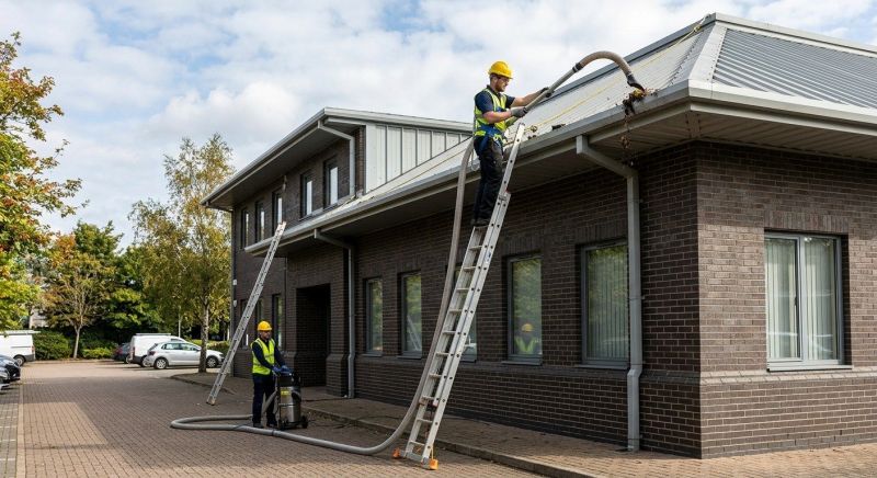 Commercial Gutter Maintenance in Sacramento, CA