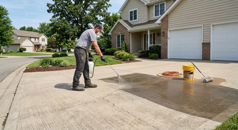 Concrete Driveway Sealing in Kansas City, KS
