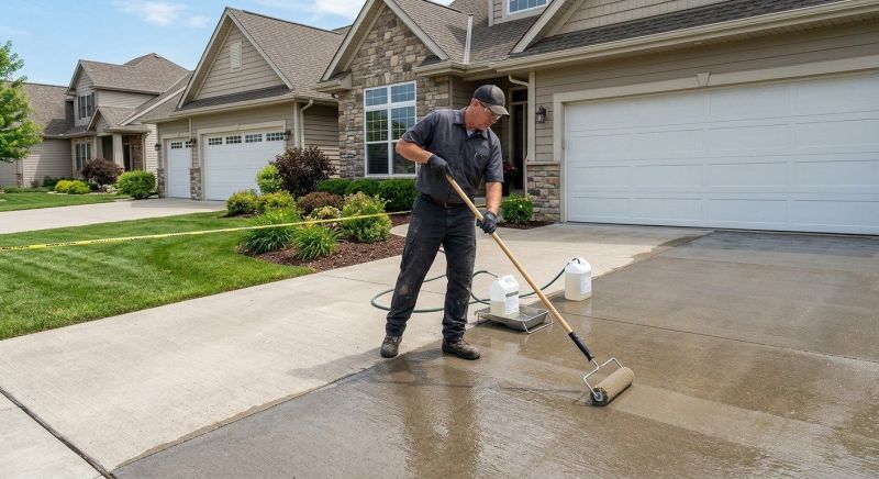 Concrete Driveway Sealing in Bellevue, WA