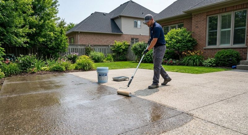 Concrete Patio Sealing in Puyallup, WA