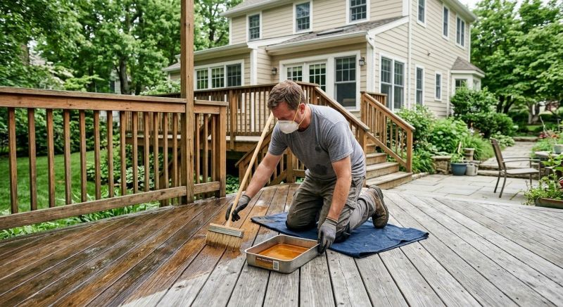 Deck Sealing in Kansas City, KS