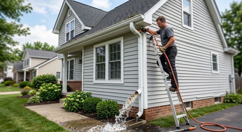 Downspout Snaking in Westchester County, NY