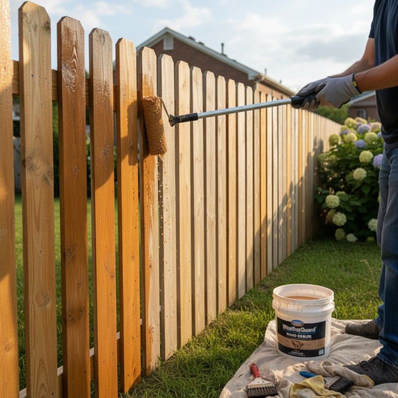 Fence Sealing in Kansas City, KS