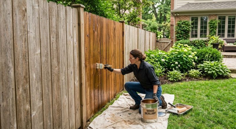 Fence Sealing in Gig Harbor, WA