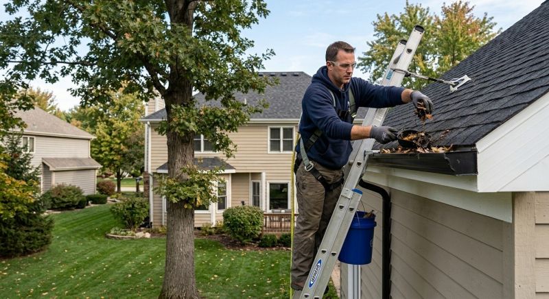 Garage Gutter Cleaning in Fredericksburg, VA