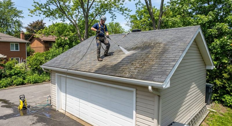 Garage Roof Cleaning in Vancouver, WA