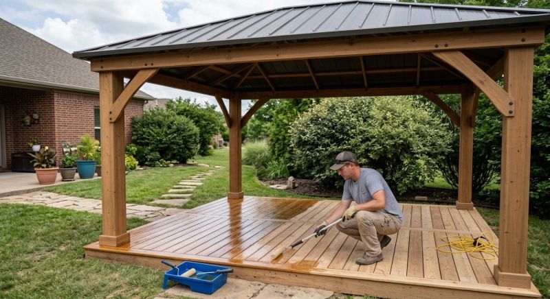Gazebo Sealing in Alpharetta, GA