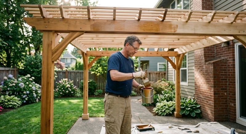 Gazebo Sealing in Kansas City, KS