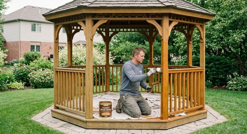 Gazebo Sealing in Tacoma, WA
