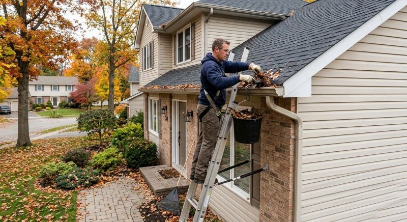 Gutter Leaves Removal in Fredericksburg, VA