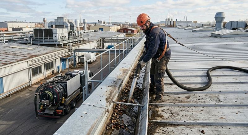 Industrial Gutter Cleaning in Denver County, CO