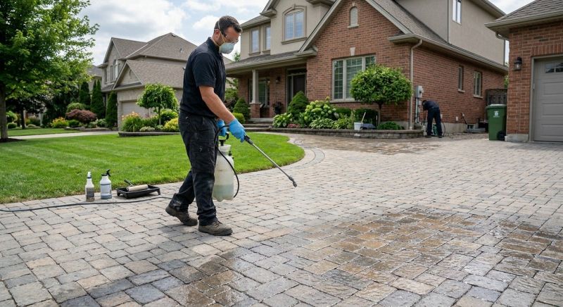 Paver Driveway Sealing in Alpharetta, GA