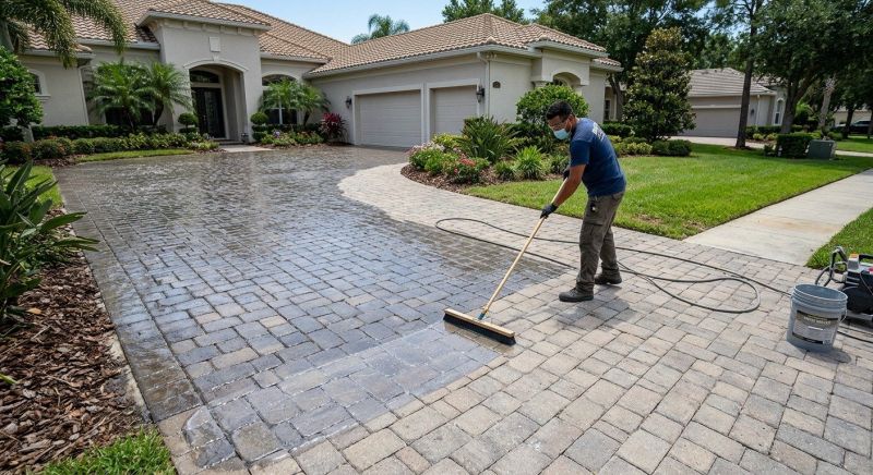 Paver Driveway Sealing in Tacoma, WA
