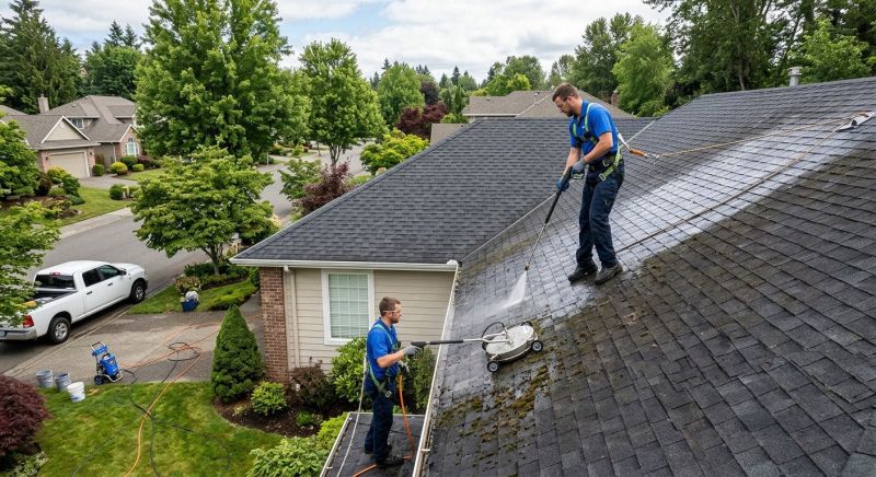 Roof Mildew Cleaning in Vancouver, WA
