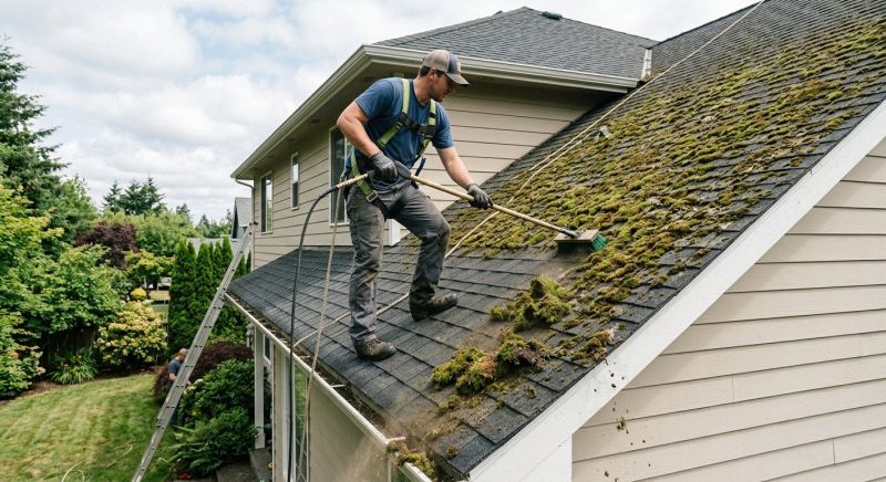 Roof Moss Removal in Vancouver, WA